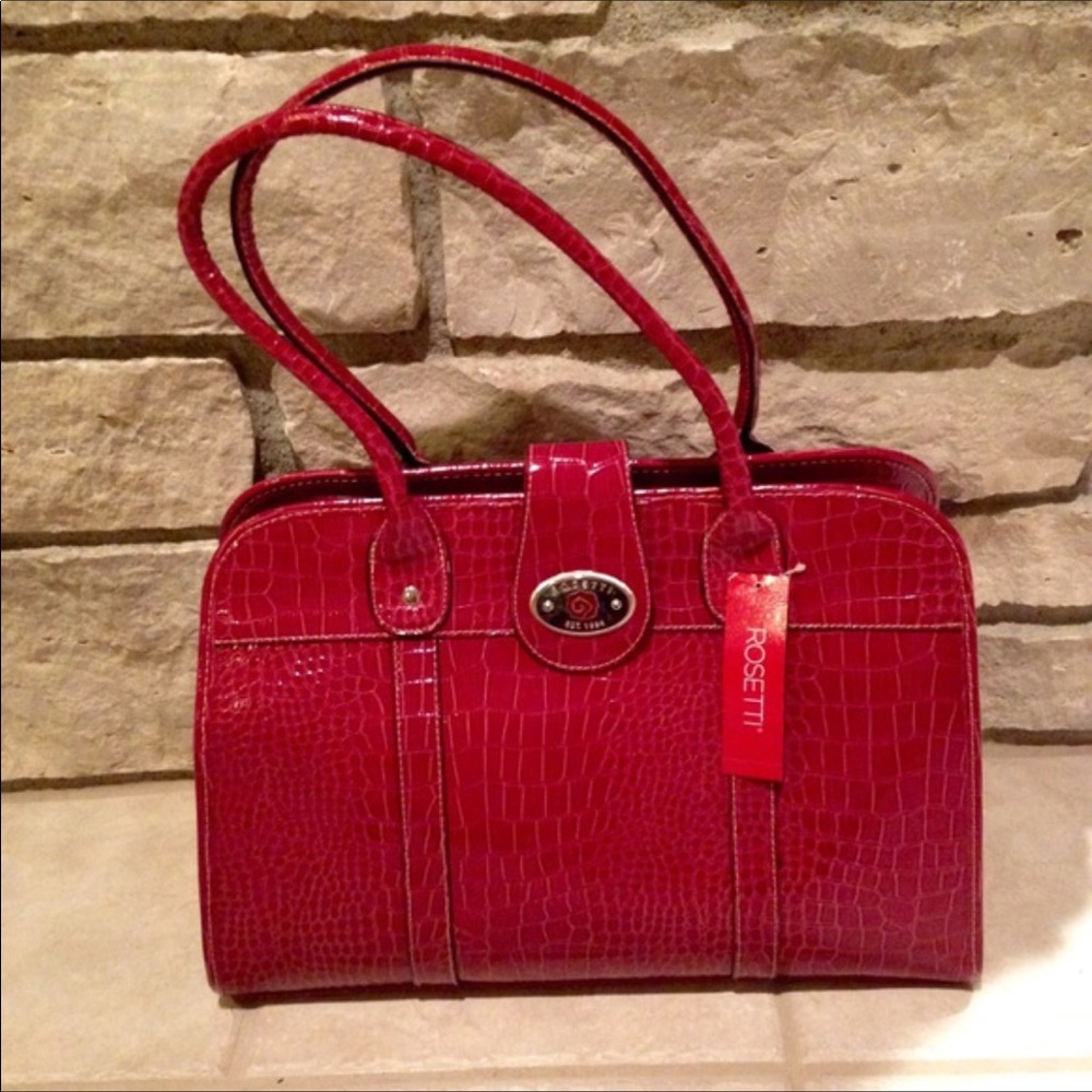 Red professional handbag